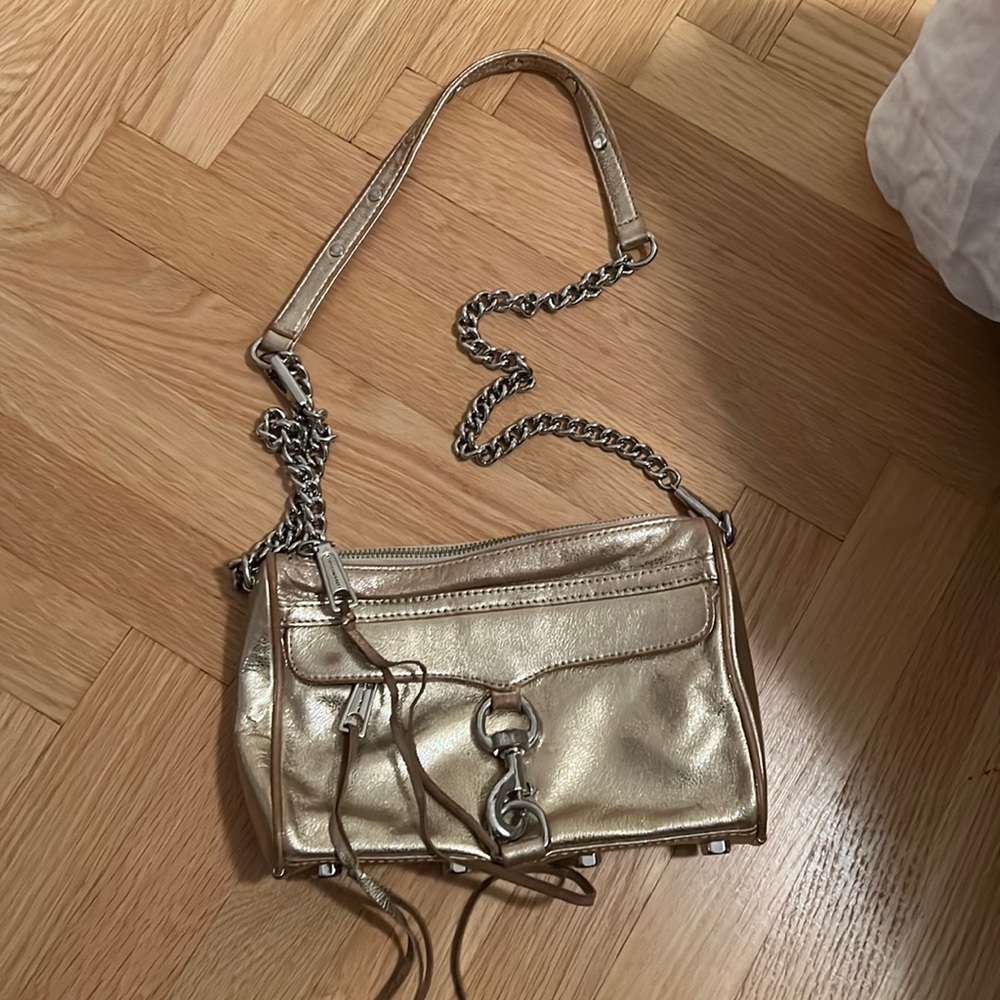Rebecca Minkoff Gold Metallic Mac Bag